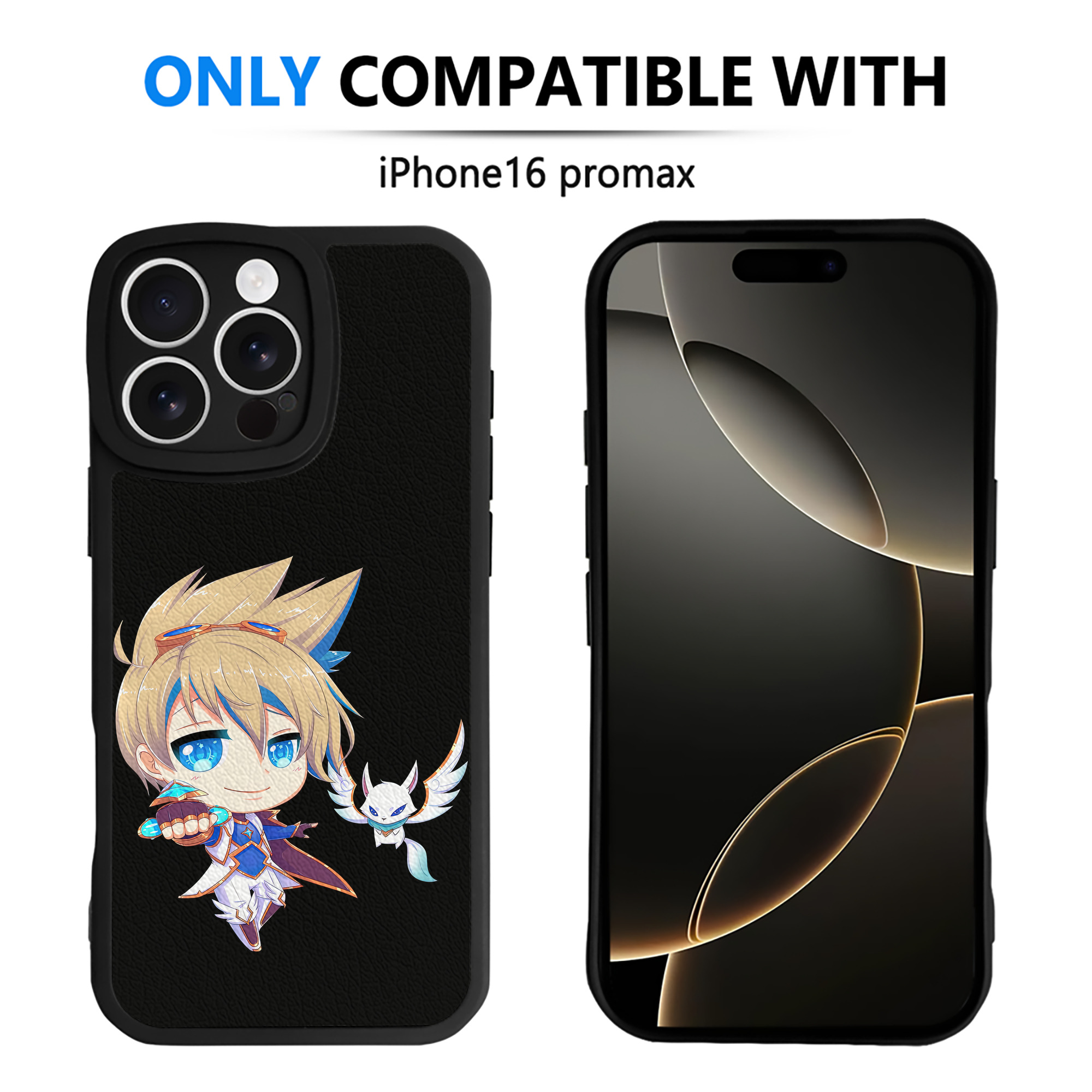 （画像用） リーグ・オブ・レジェンド League of Legends LOL 【iPhone 16シリーズ対応】シリコンスマホケース（レザー調） 材質：シリコン